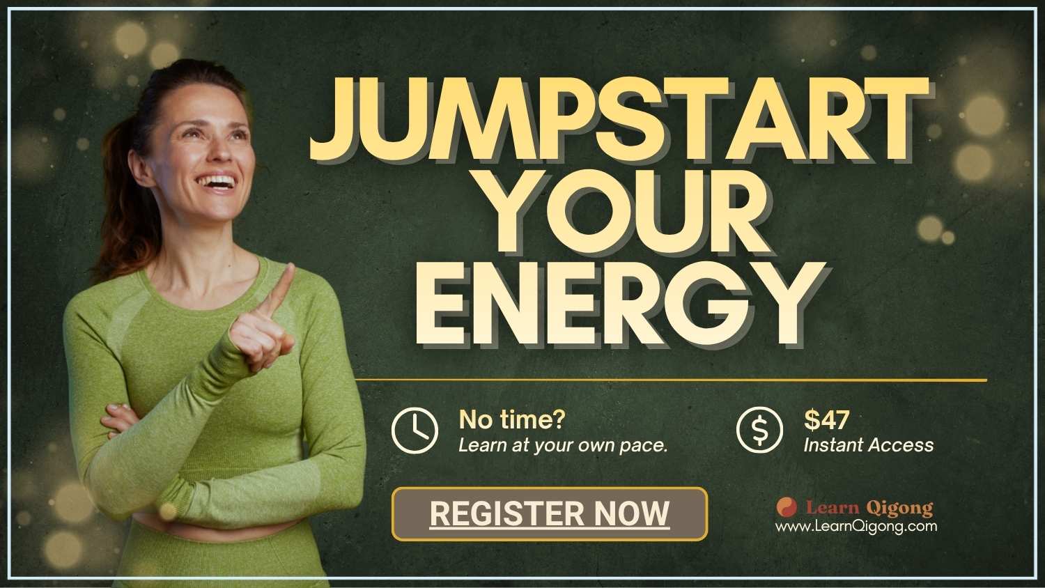 Jumpstart Your Energy, self-paced Qigong course, $47 instant access